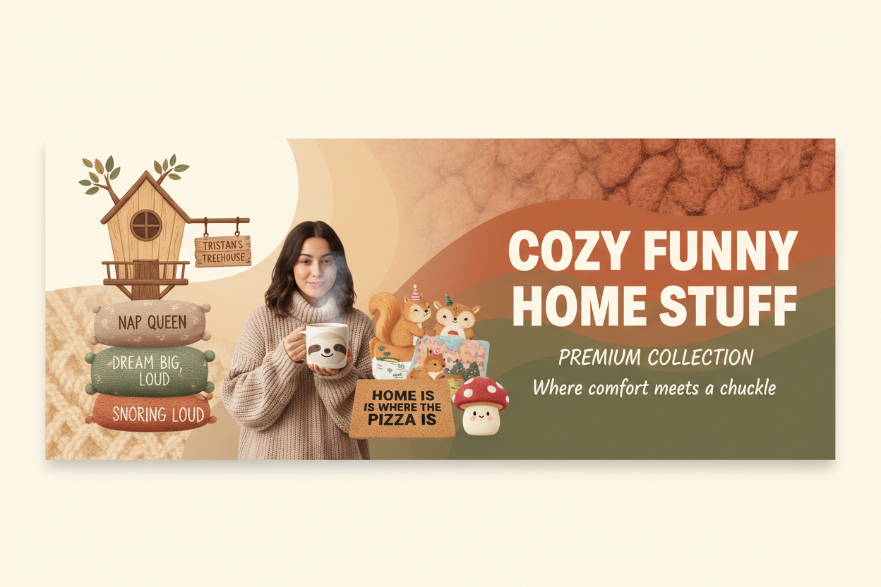 Cozy Funny Home Stuff 🛋️
