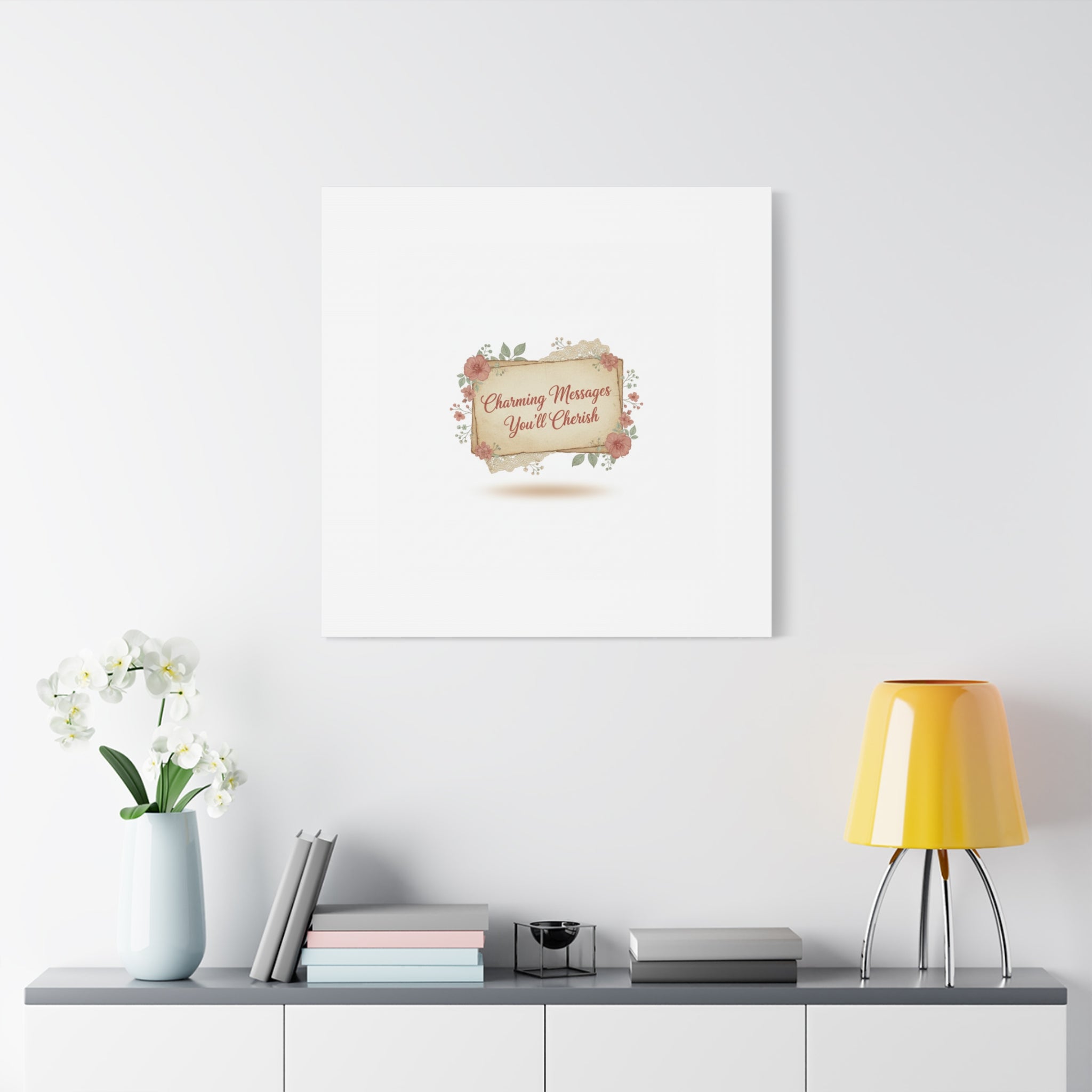 Love Letter Collage Canvas, Vintage Letter Art, Wax Seal Romance Print