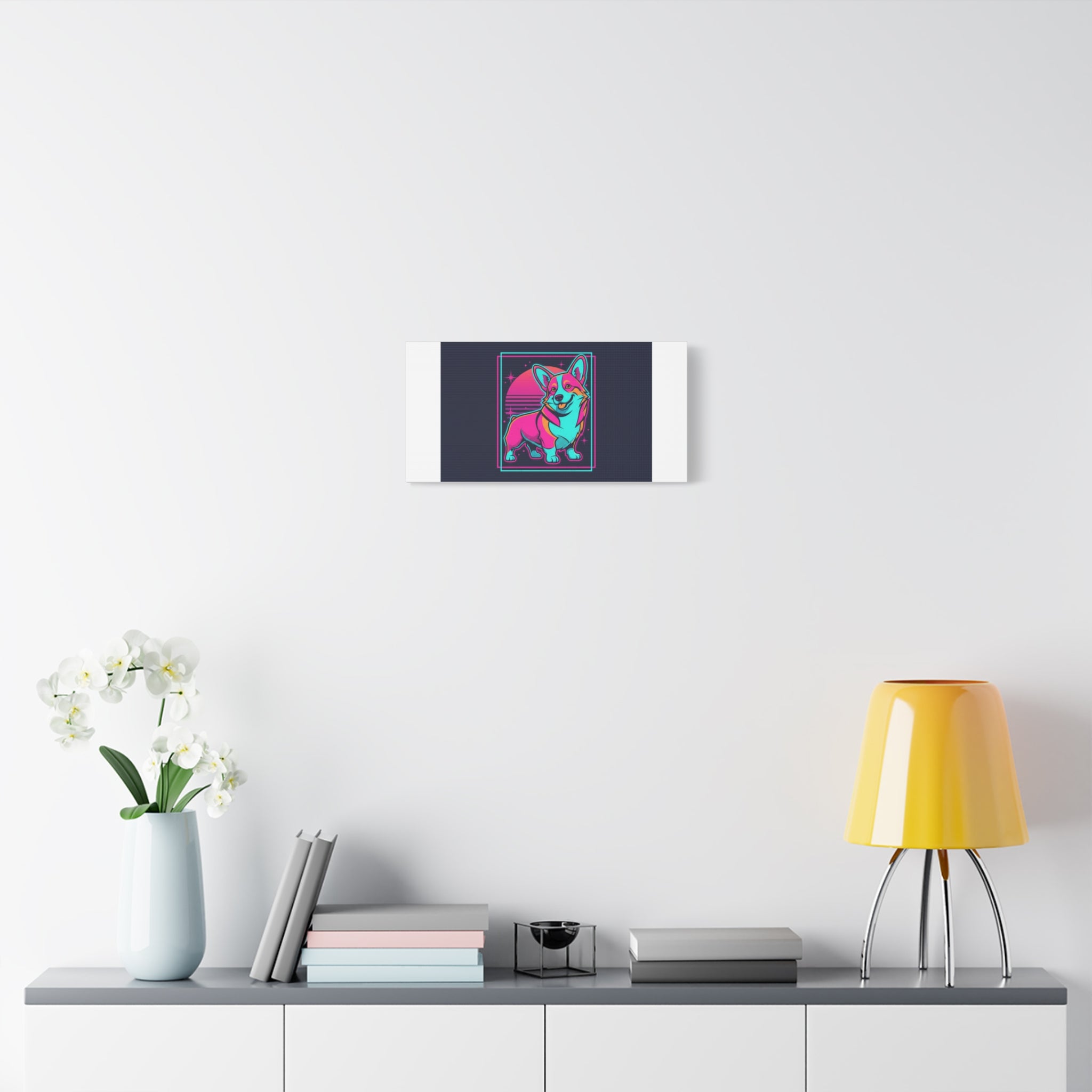 Platonic Love Corgi Canvas | Friendship Valentine, Galentine’s Wall Art