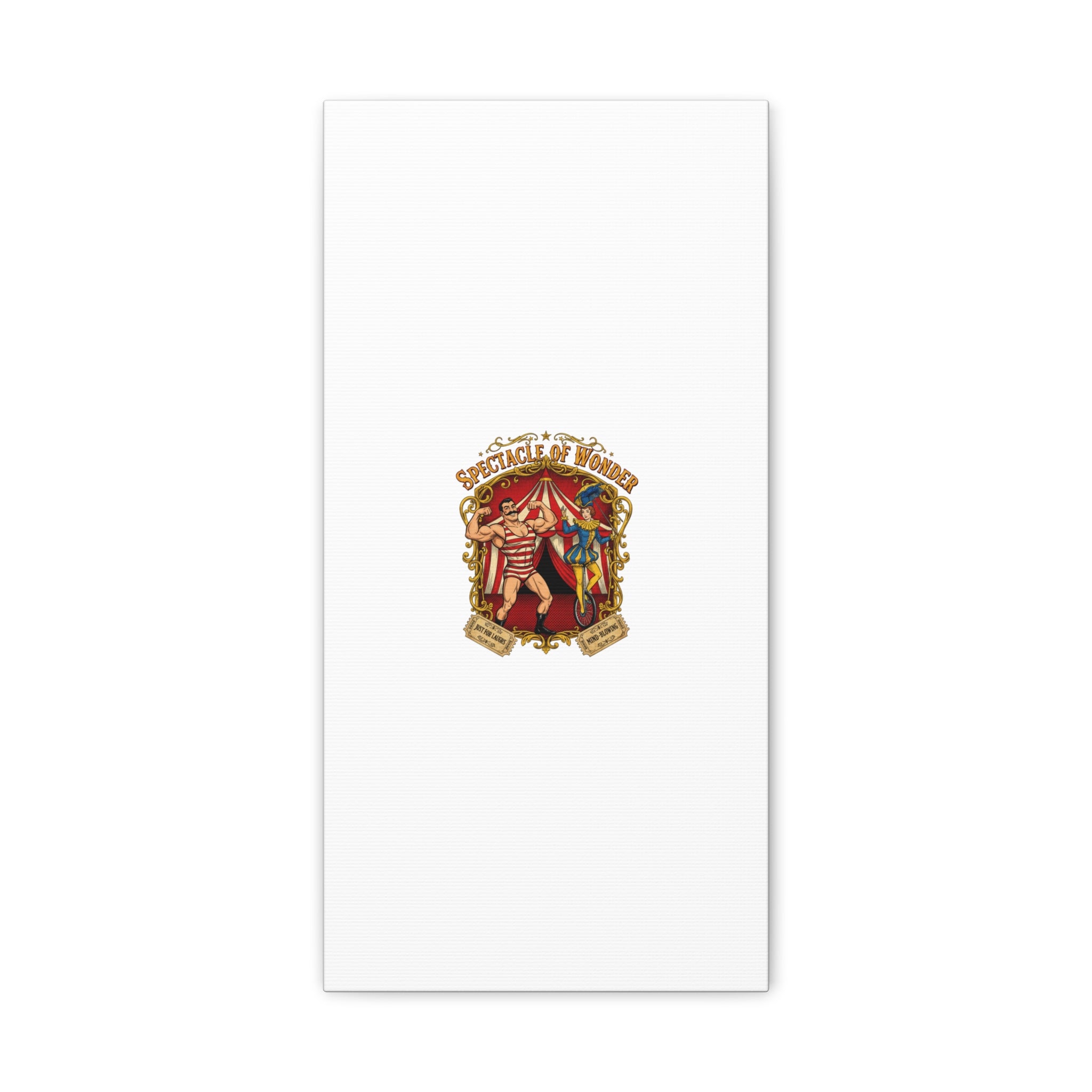 Spectacle of Wonder Circus Art Print, Canvas | Vintage Carnival Design