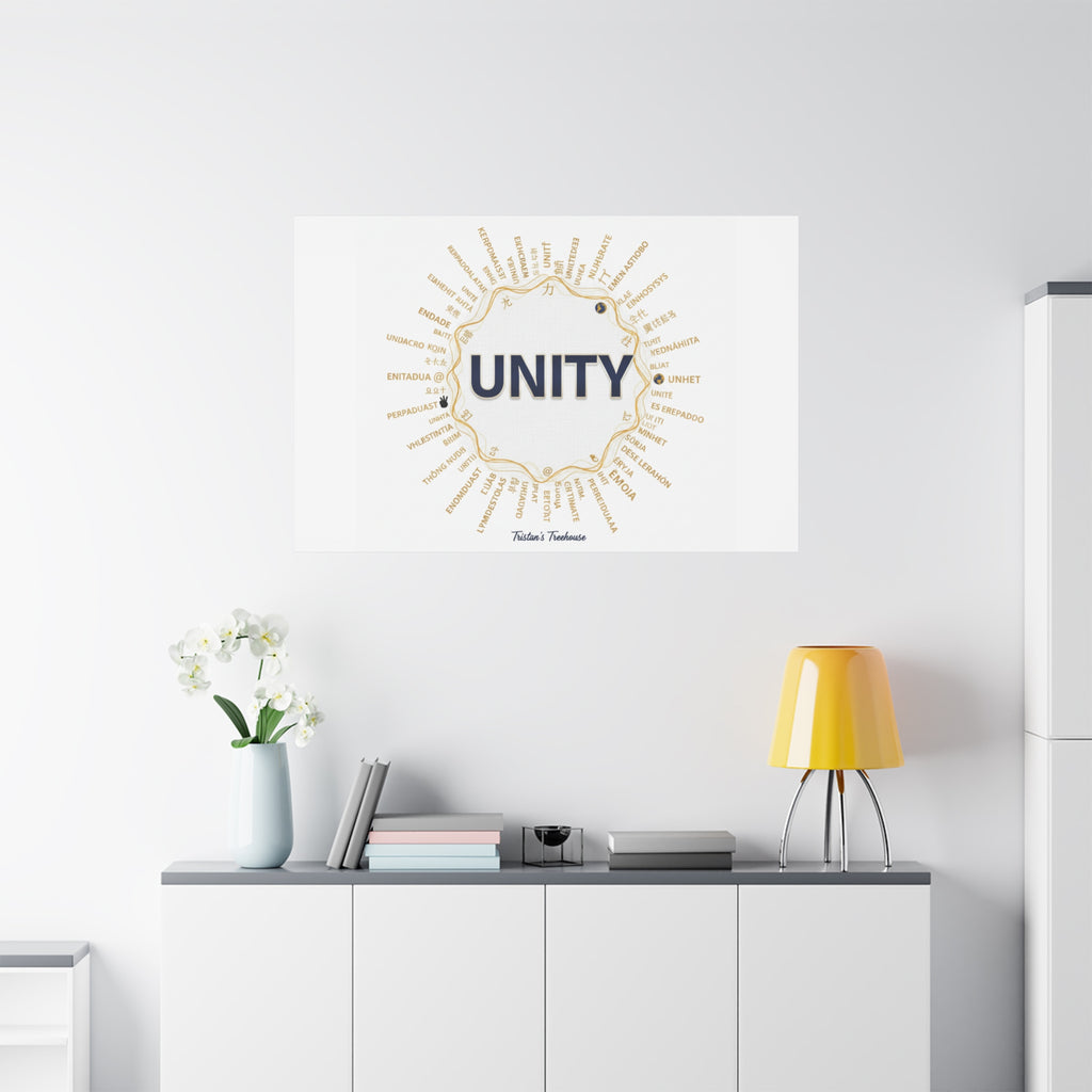 UNITY Canvas, Matte Stretched 1.25" | Dry January sober curious decor