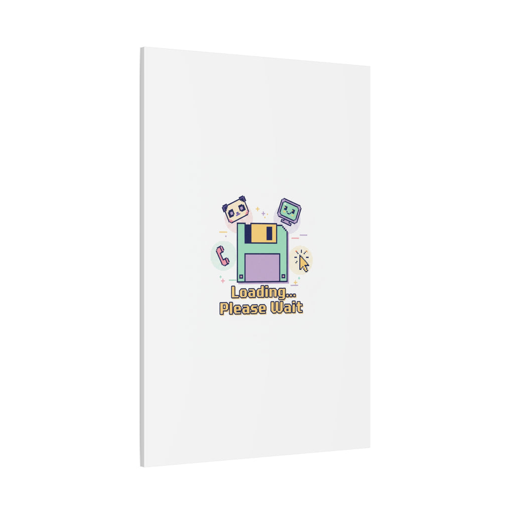 Loading Please Wait Canvas | Old Internet Aesthetic, 90s Web Nostalgia