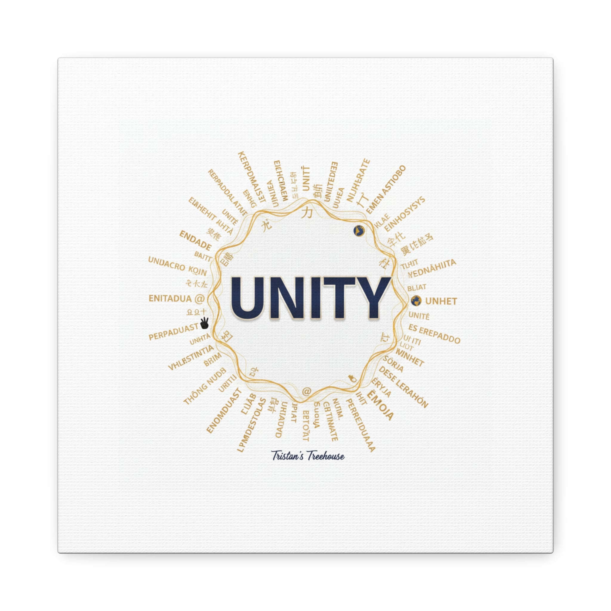 UNITY Canvas, Matte Stretched 1.25" | Dry January sober curious decor
