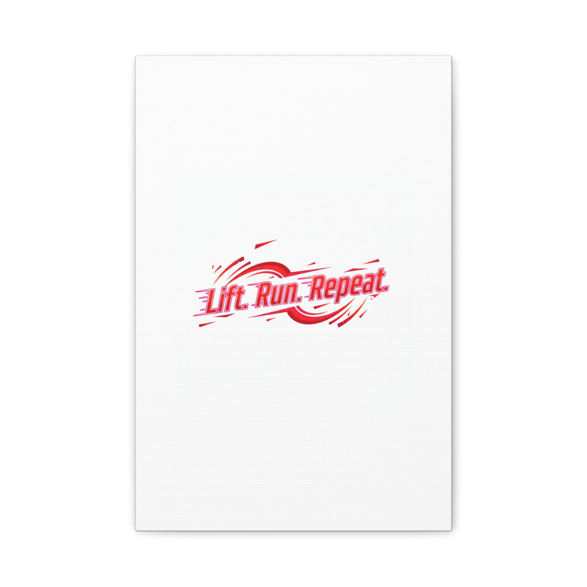 Lift Run Repeat Canvas | Fitness Wall Art, Gym Motivation