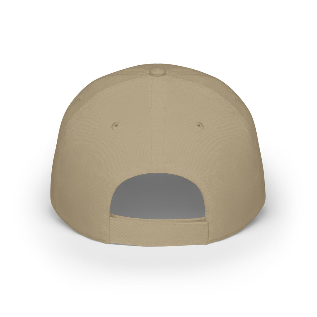 Low Profile Baseball Cap — "Love Is a Universal Language" Embroidered Beige Hat