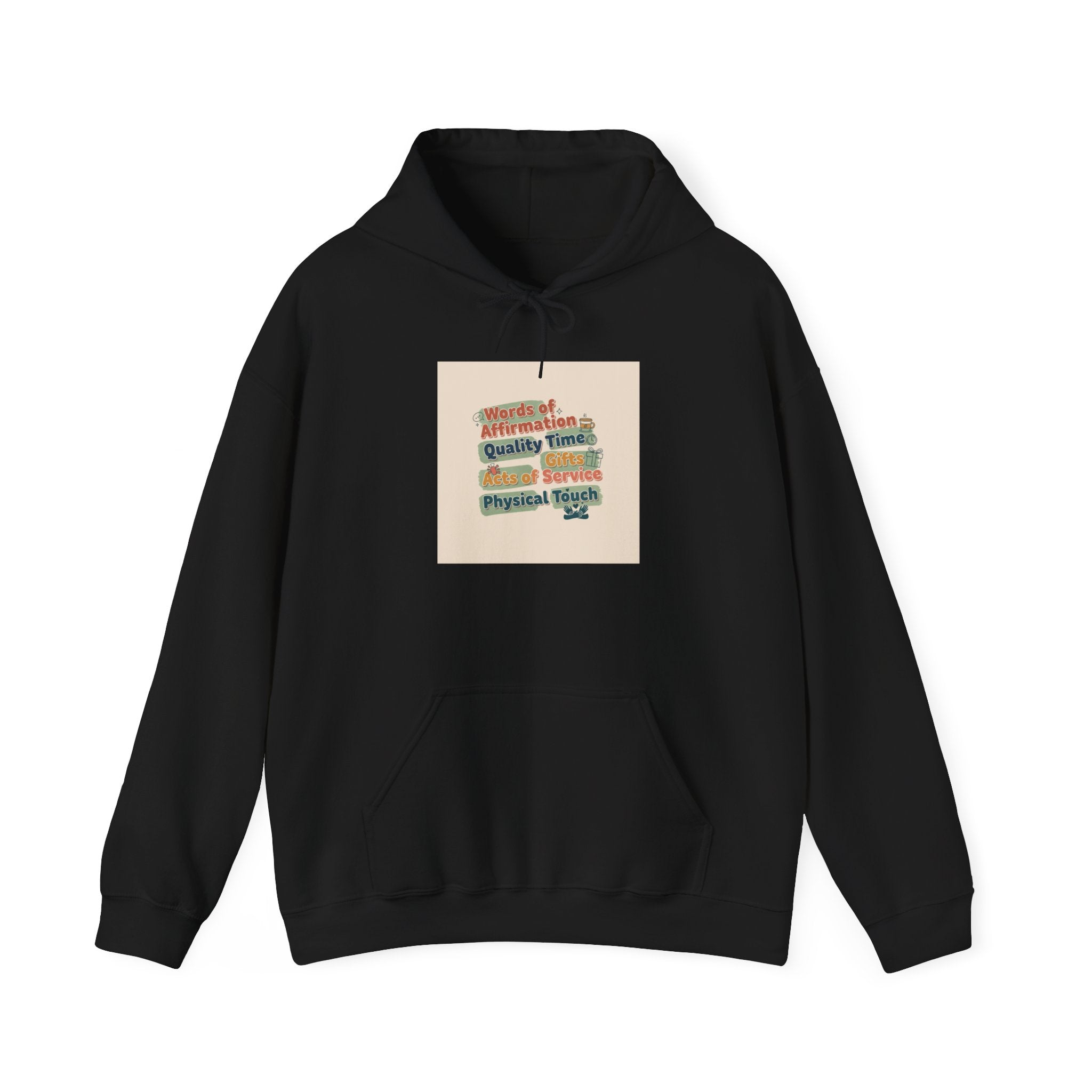 Love Languages Meme Hoodie | acts of snacks, quiet love