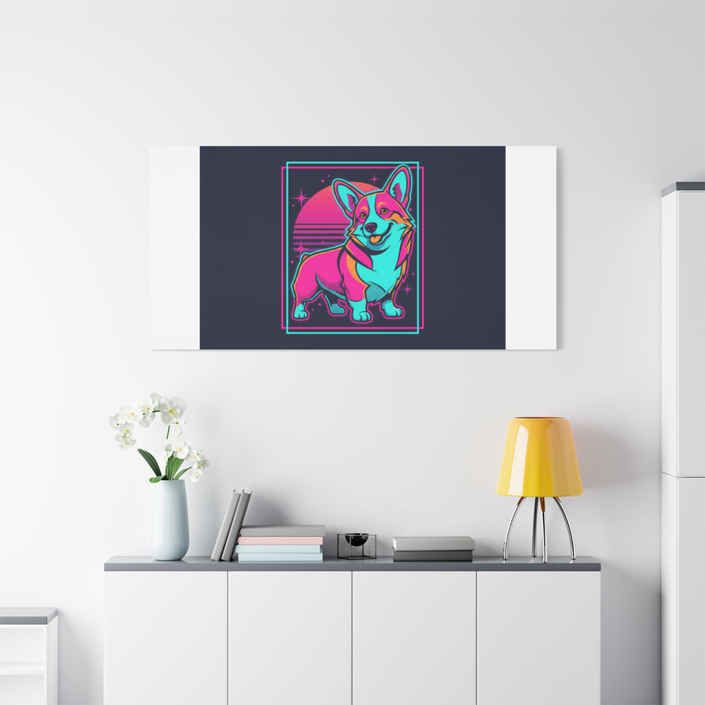 Platonic Love Corgi Canvas | Friendship Valentine, Galentine’s Wall Art