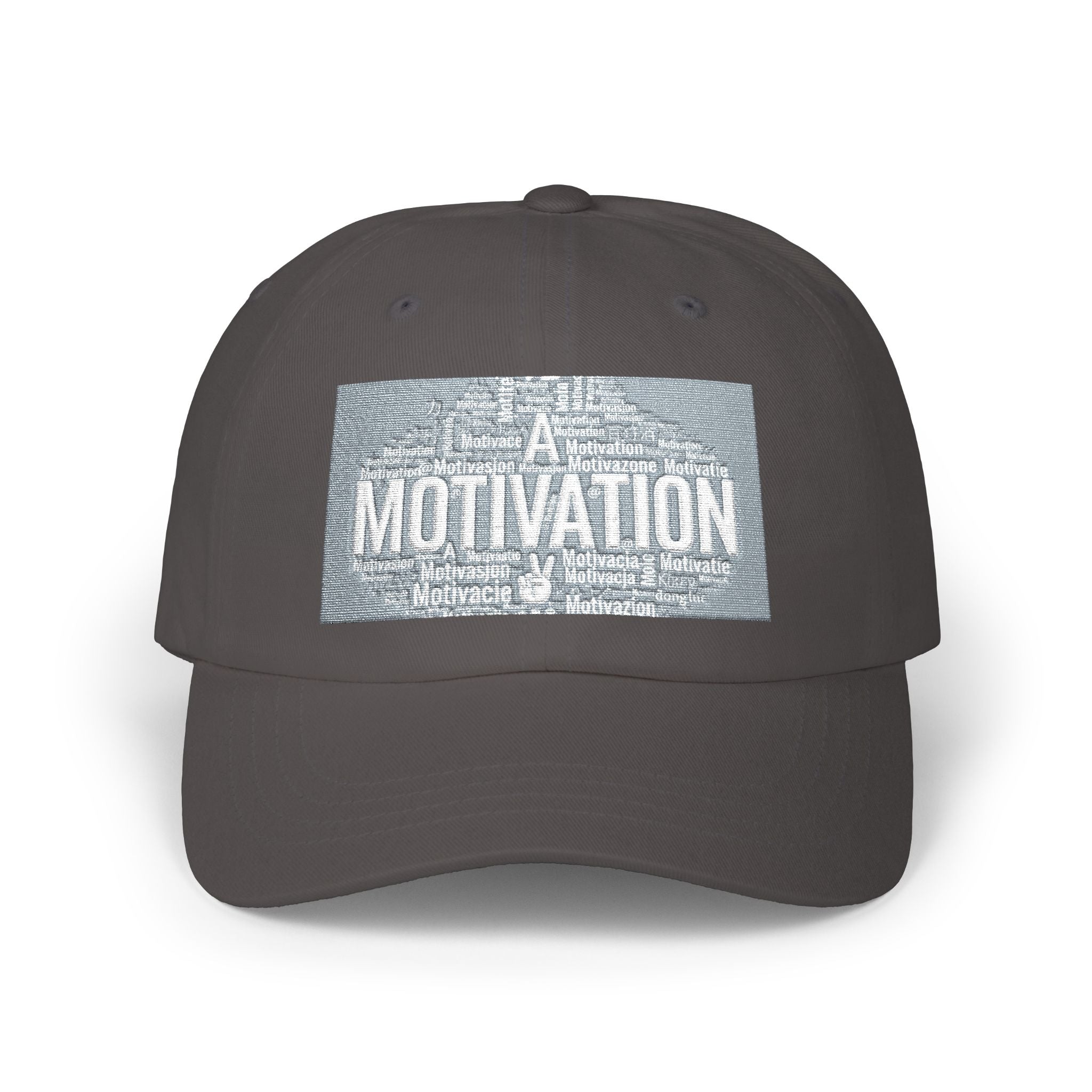 Motivation Is a Universal Language Dad Cap — Classic Embroidered Baseball Hat