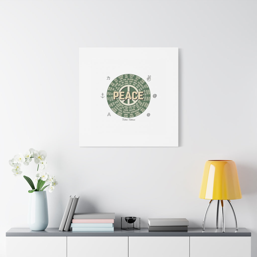 Peace doodle canvas | hand drawn sketch aesthetic, handwritten message