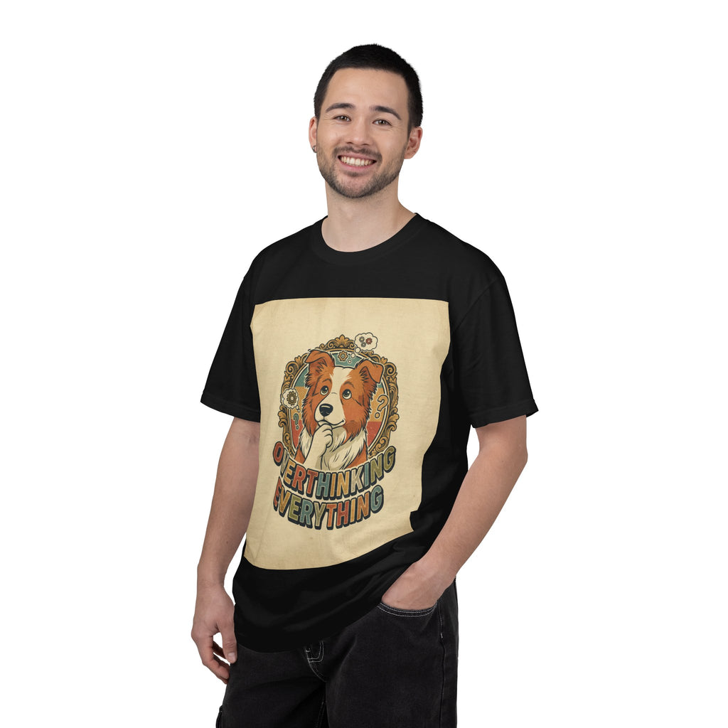 Overthinking Overrated Dog T-Shirt — Funny Dog Graphic Tee