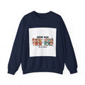 Meme War Graphic Sweatshirt, Disco Florals Retro Paisley