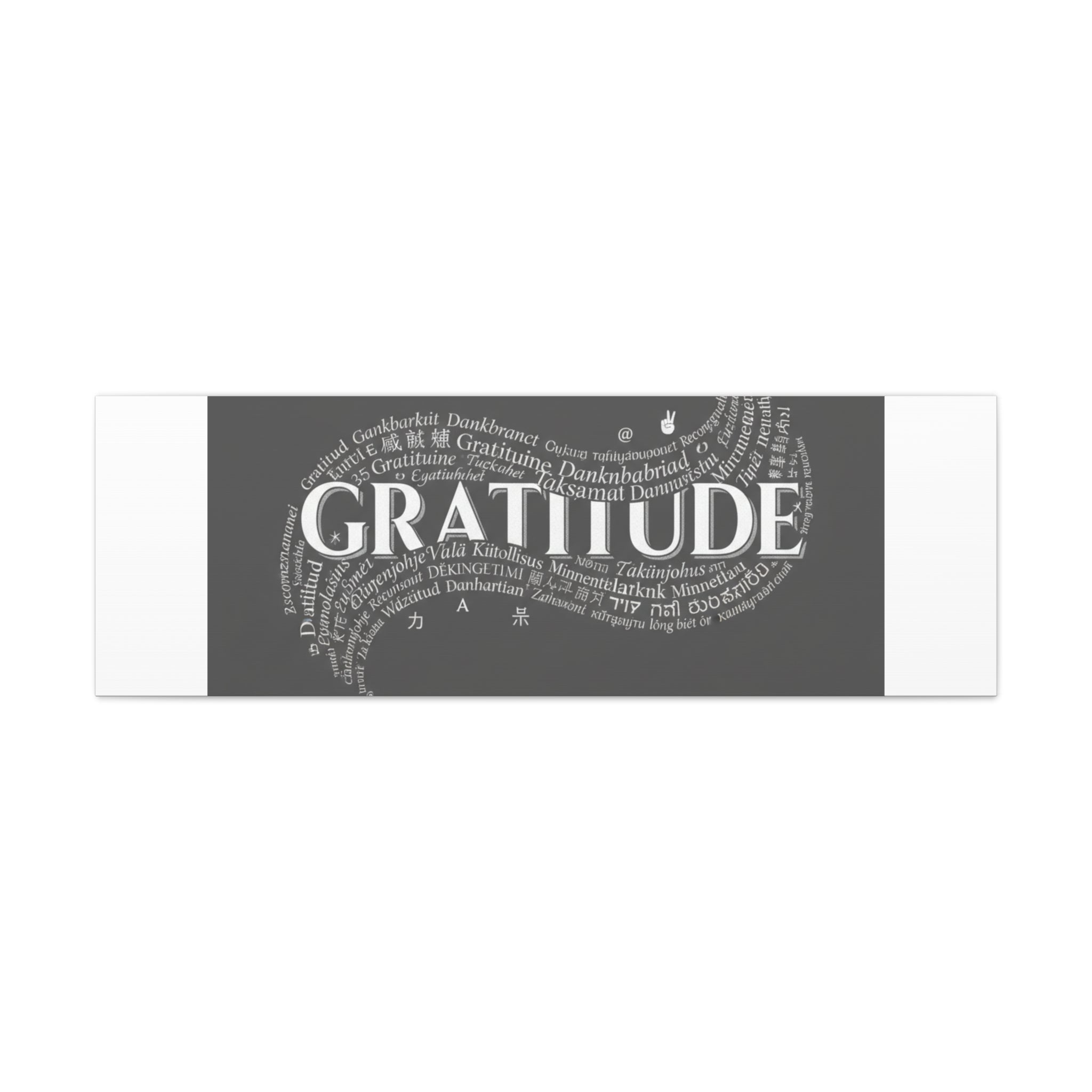 Gratitude Wall Art Matte Canvas | Tiny Treats, sweet uplifting print