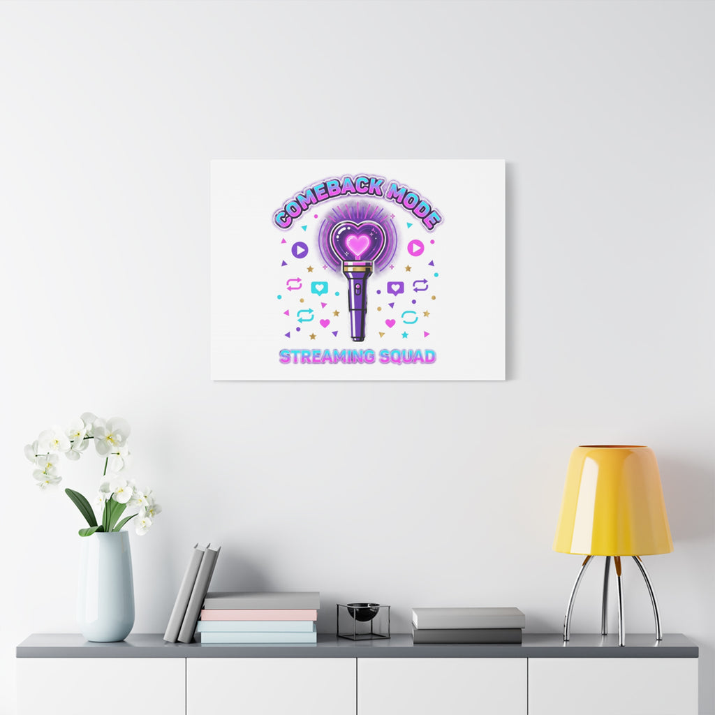 Comeback Mode Lightstick Canvas | K-pop Comeback, Streaming Squad