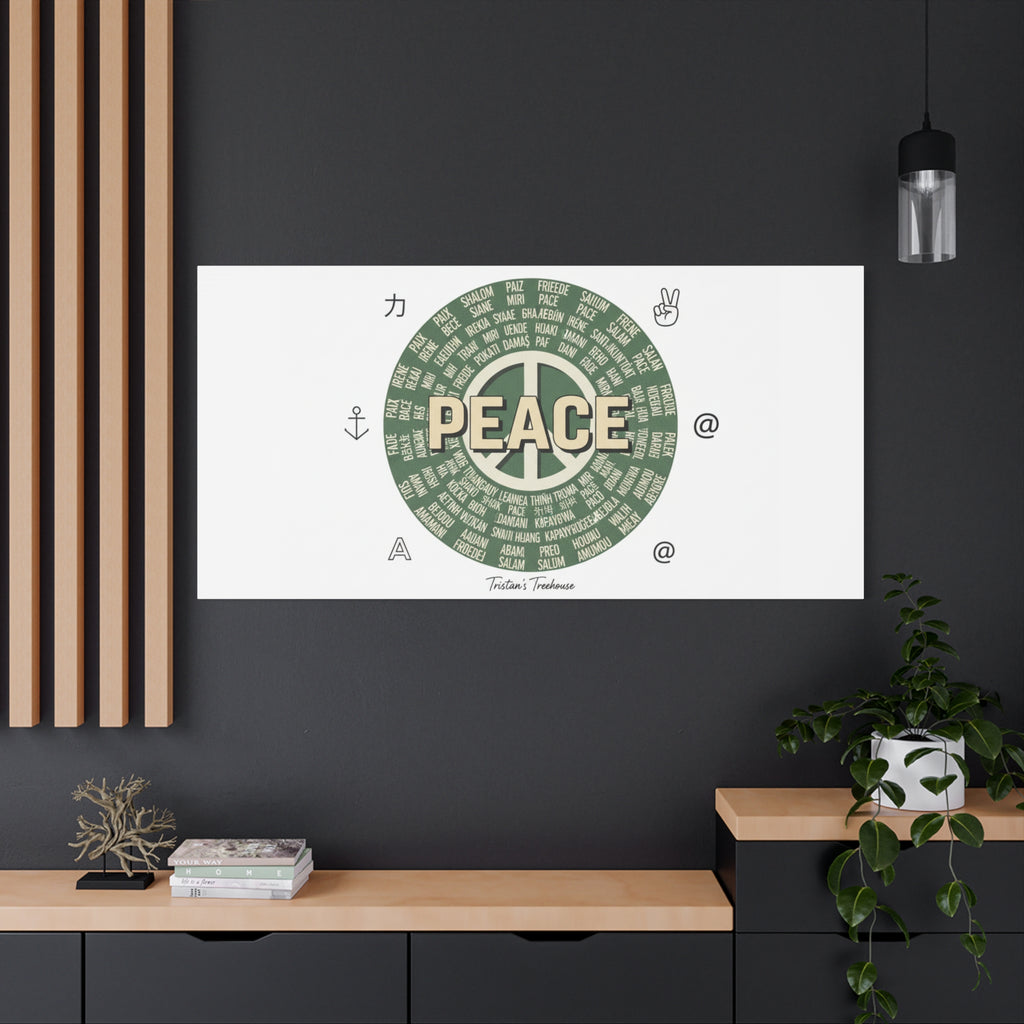 Peace doodle canvas | hand drawn sketch aesthetic, handwritten message