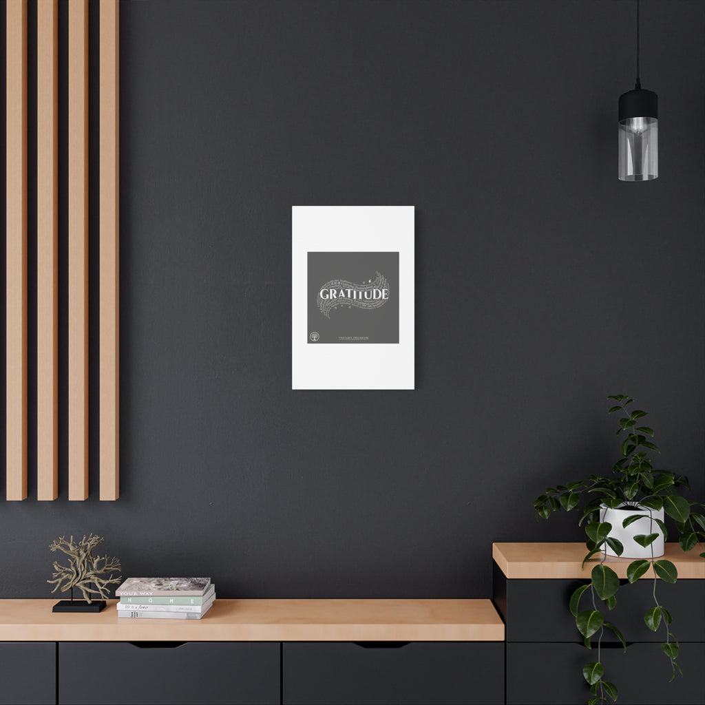 Gratitude Wall Art Matte Canvas | Tiny Treats, sweet uplifting print