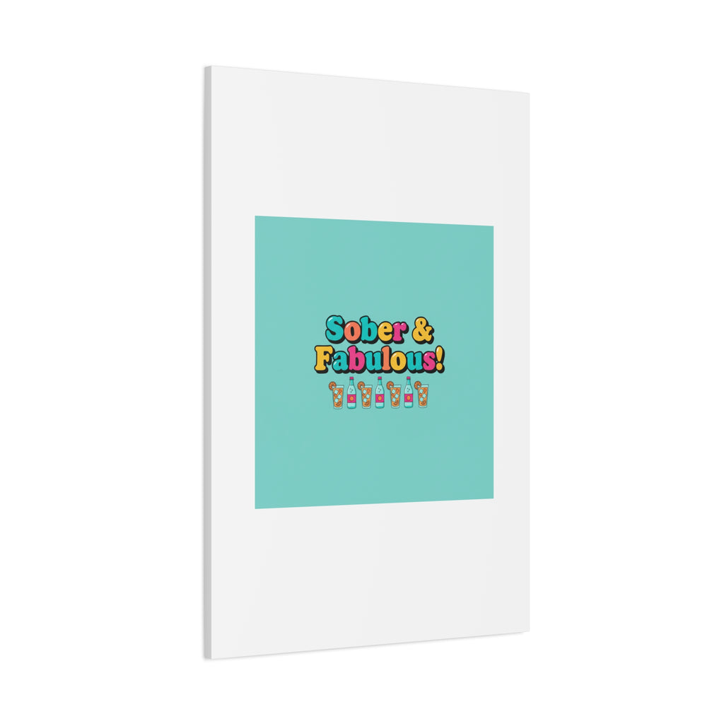 Sober & Fabulous! Canvas | Dry January, Mocktail Trend