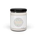Kindness Word Circle Candle, Soy Scented Jar | Fresh Start Minimalism