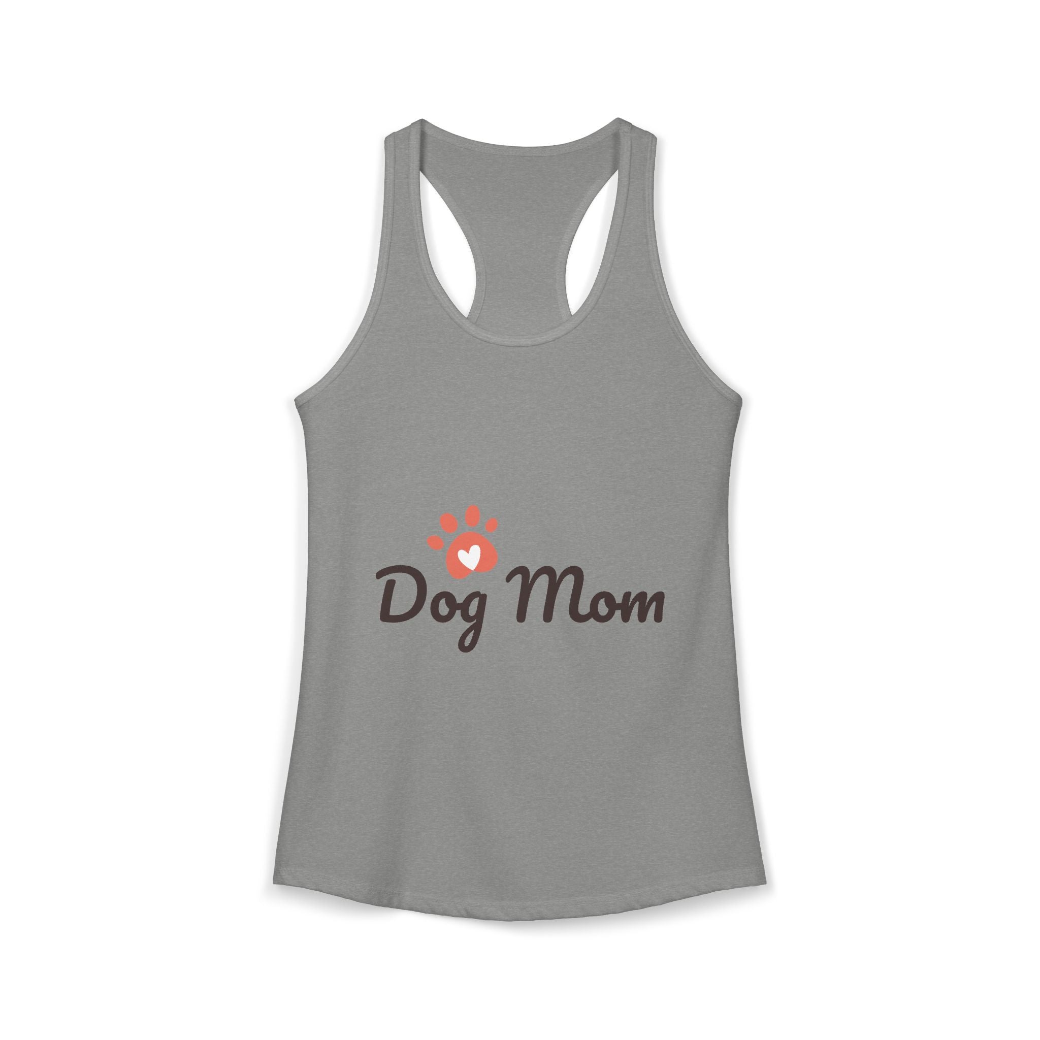 Dog Mom Women's Ideal Racerback Tank