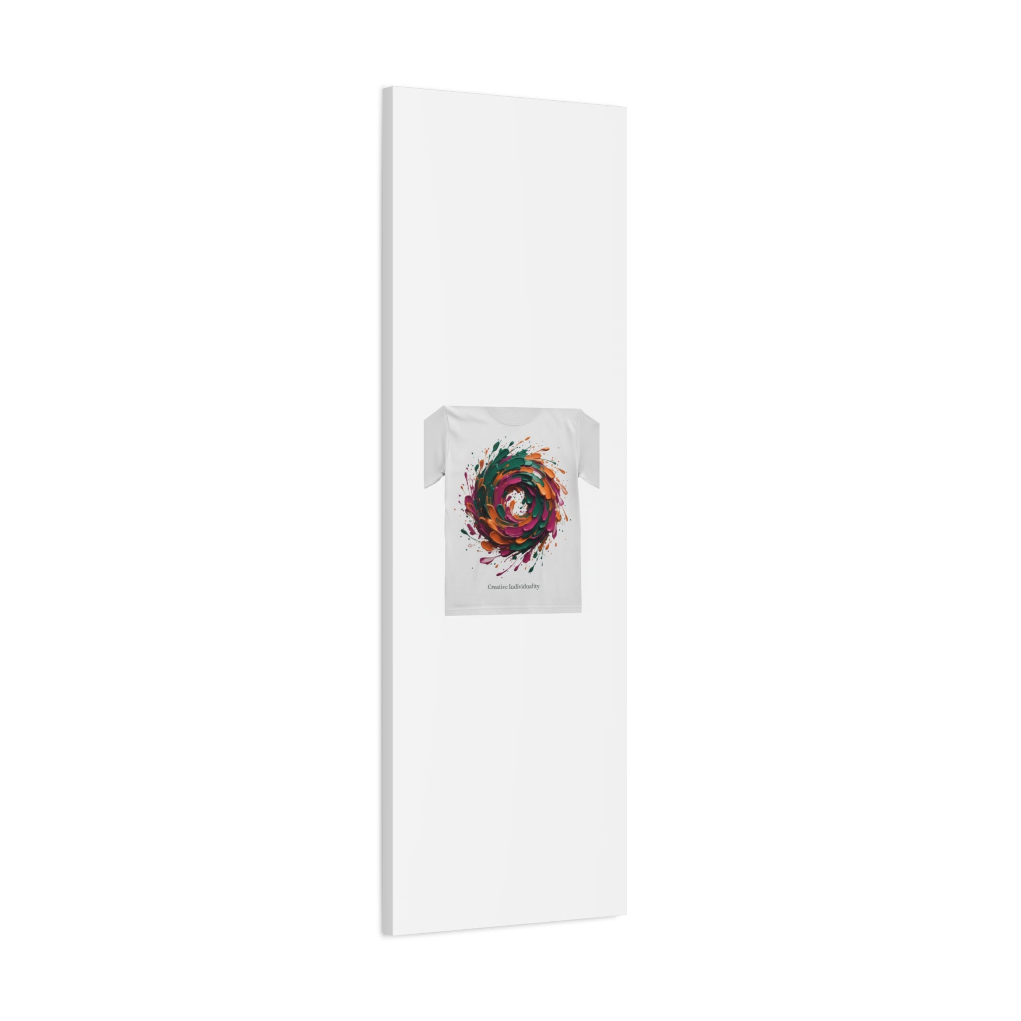 Painterly Abstract Floral Swirl Canvas | Matte Stretched Canvas