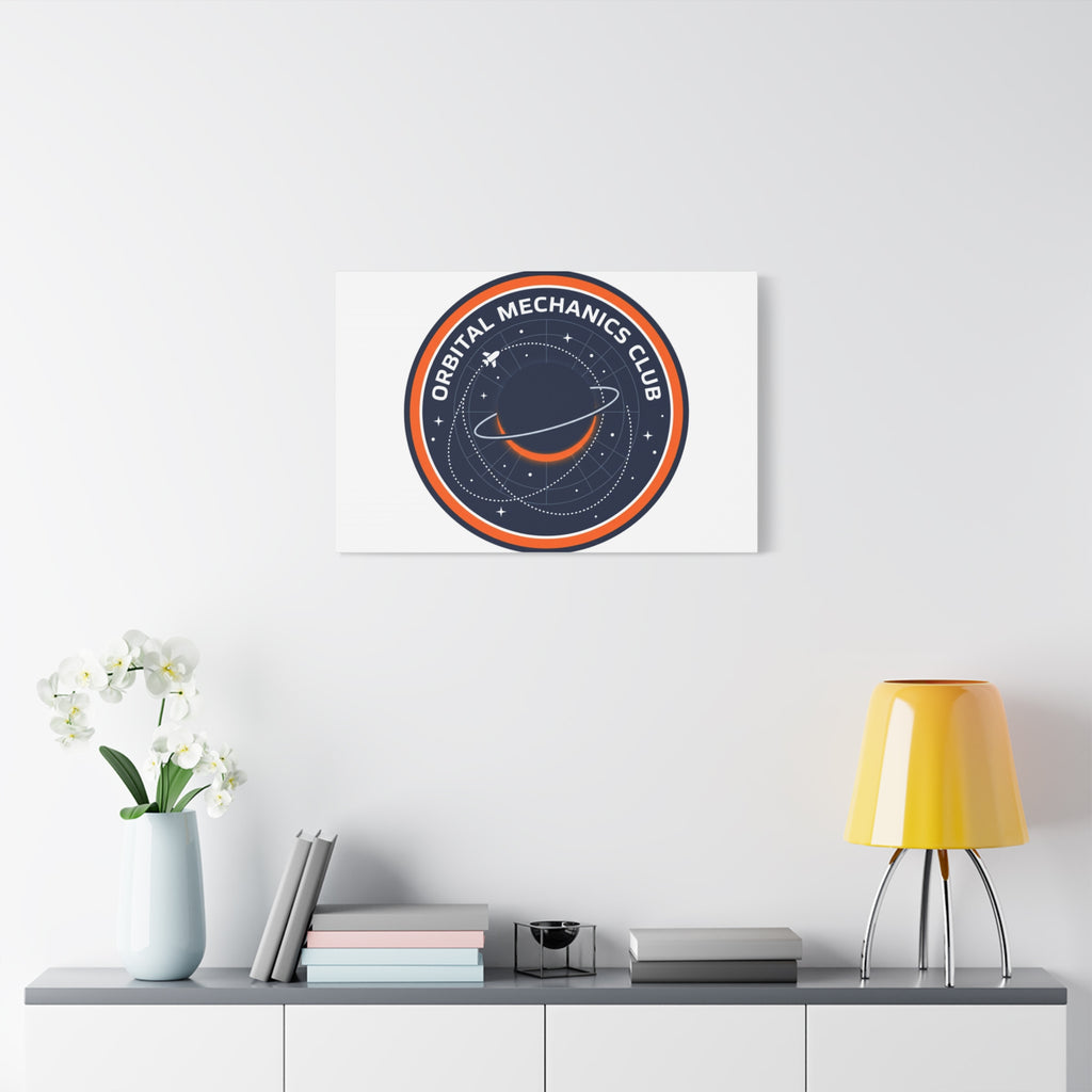 Orbital Mechanics Club Canvas | mission patch, space science