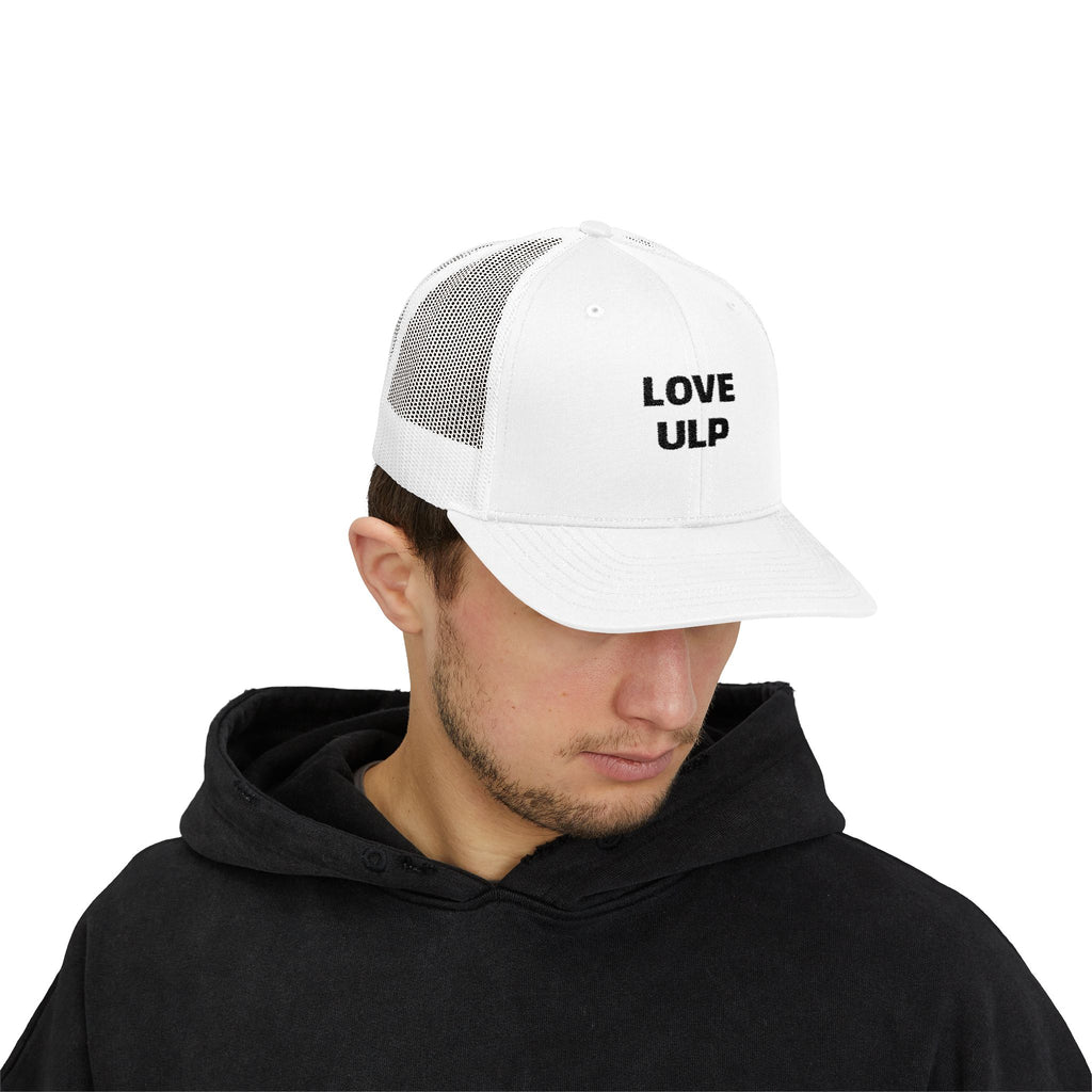 Love ULP Trucker Cap - Vintage Grey Mesh Snapback Hat