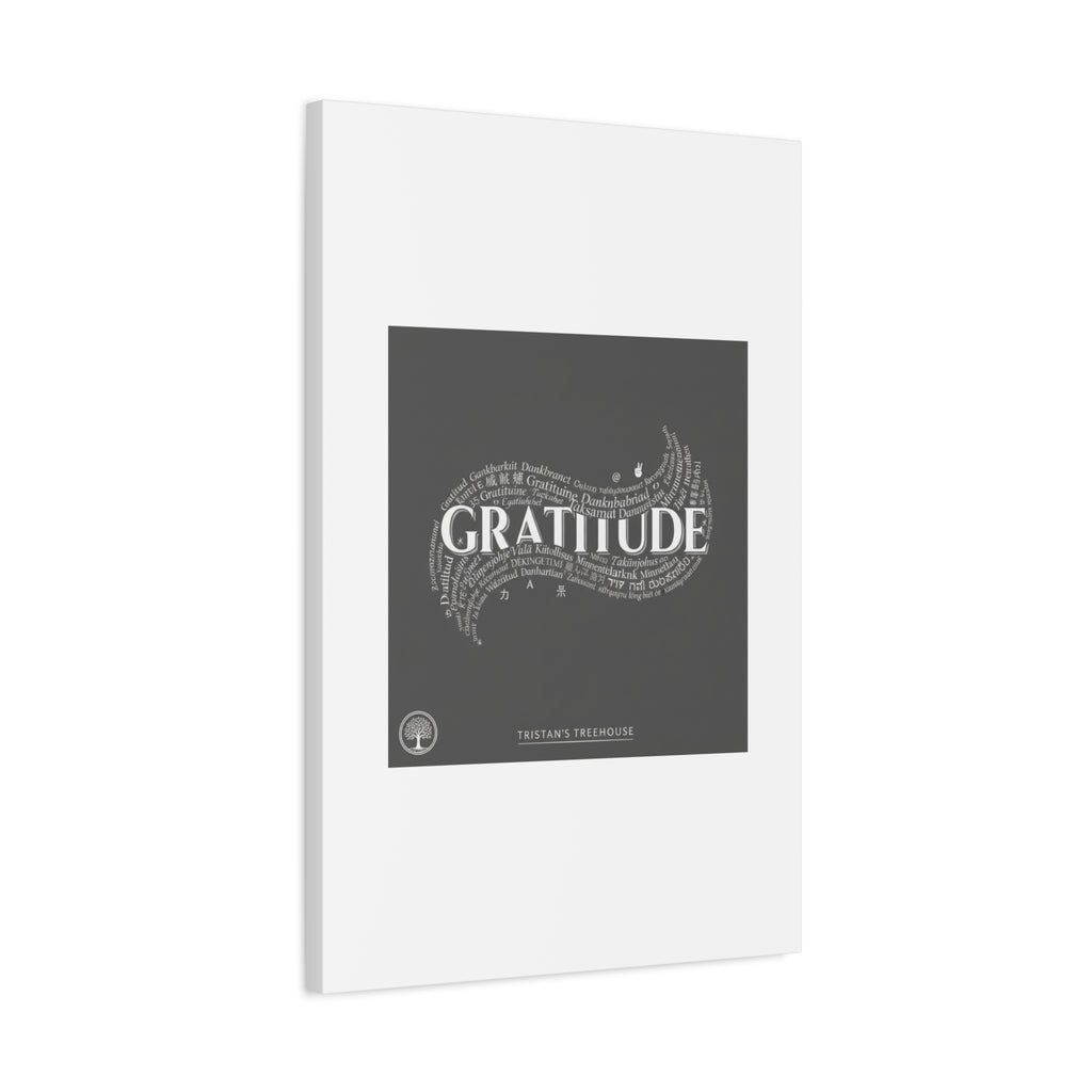 Gratitude Wall Art Matte Canvas | Tiny Treats, sweet uplifting print