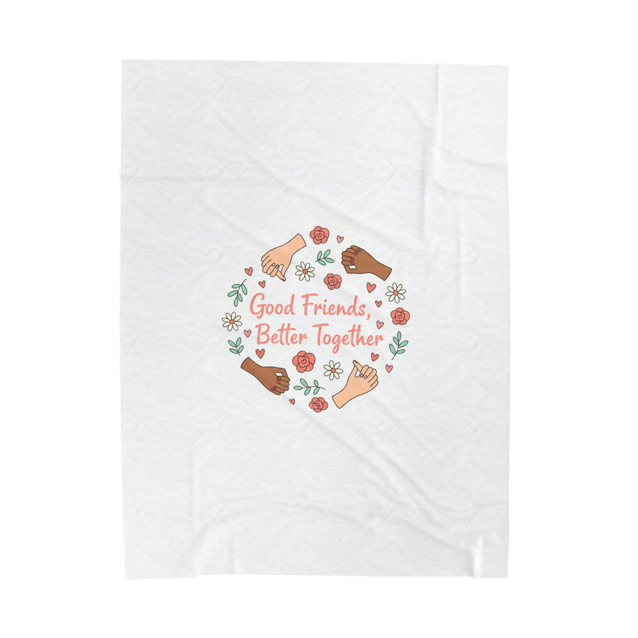 Good Friends Better Together Blanket | Friendship Valentine, Platonic Love