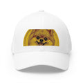 Embroidered Funny Pomeranian Dog Cap – Cute Dog Face Baseball Hat