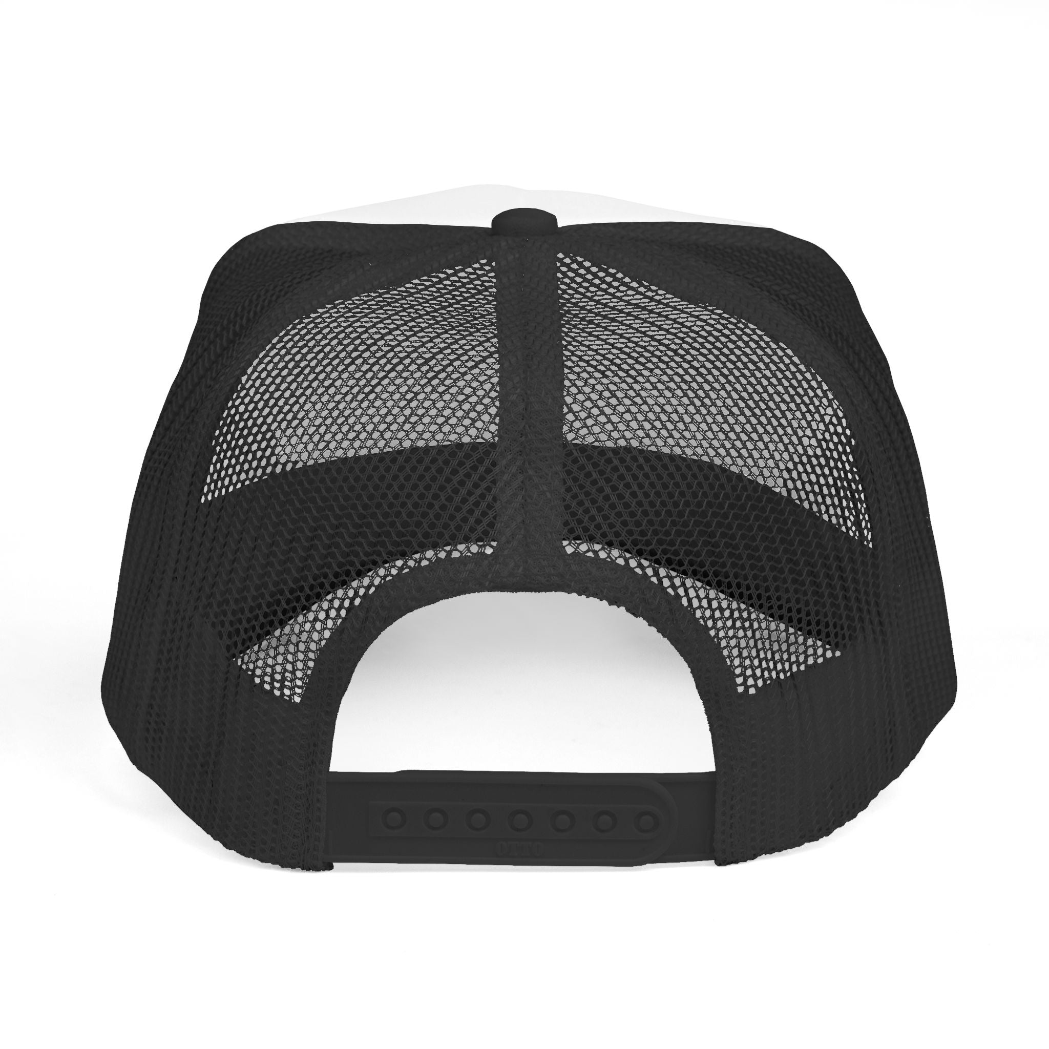 Look Up Trucker Cap — Embroidered Retro Patch Mesh Hat