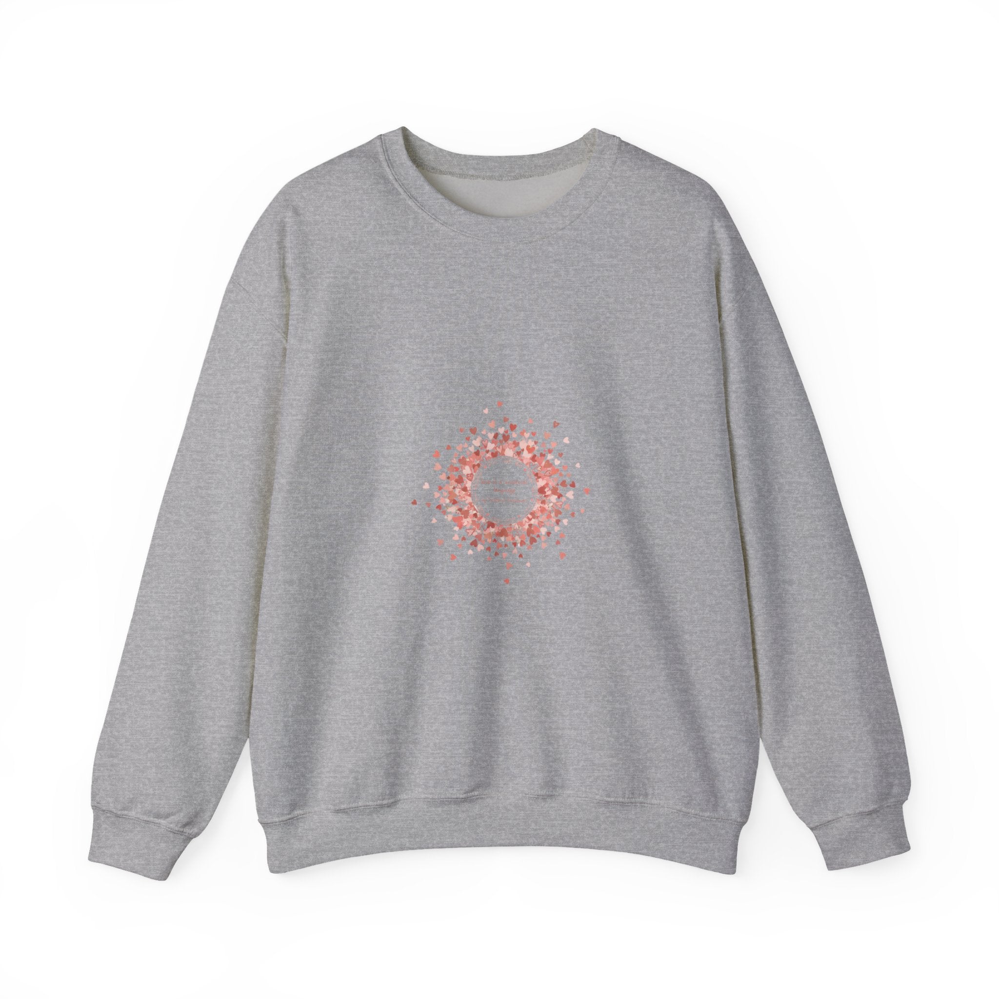 Tiny Heart Confetti Crewneck Sweatshirt | tiny heart design, valentine doodle