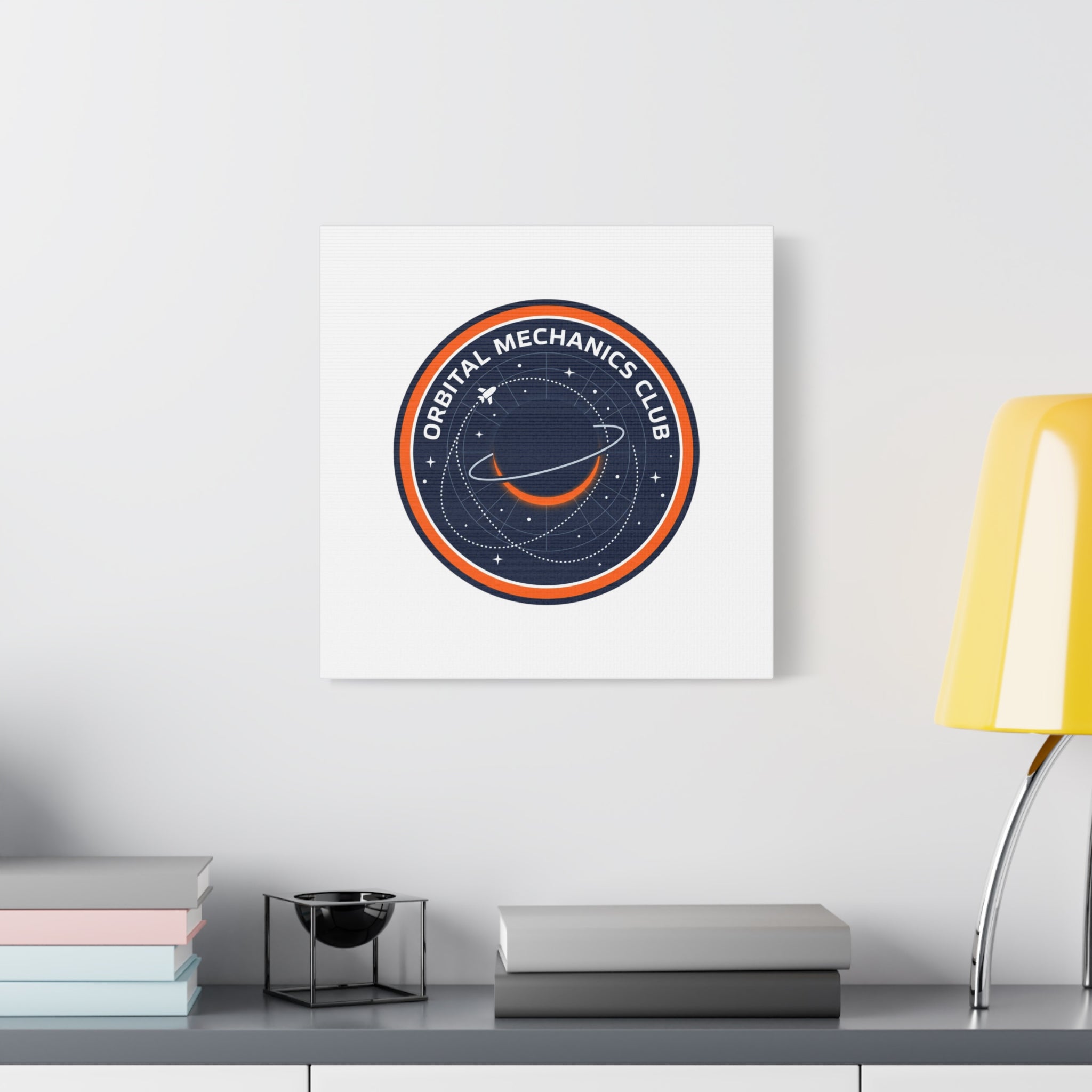 Orbital Mechanics Club Canvas | mission patch, space science
