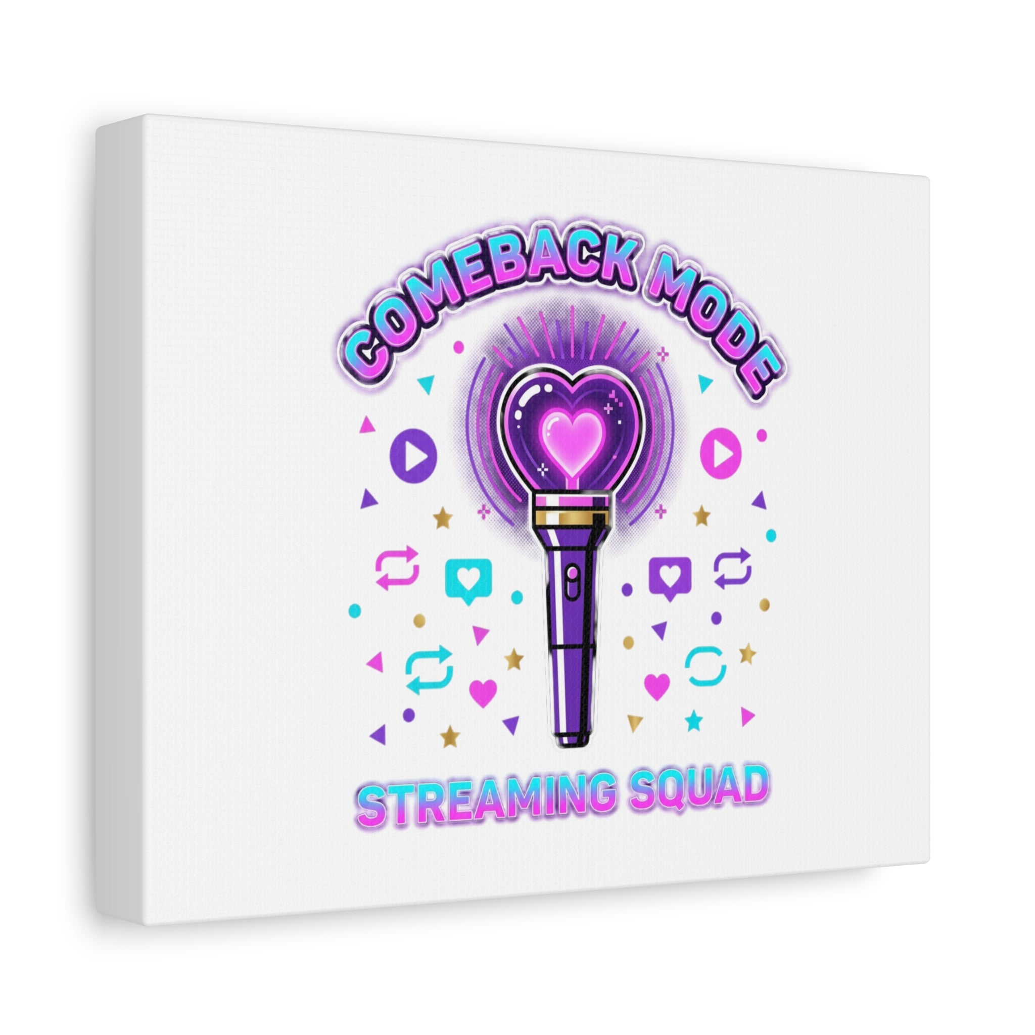 Comeback Mode Lightstick Canvas | K-pop Comeback, Streaming Squad