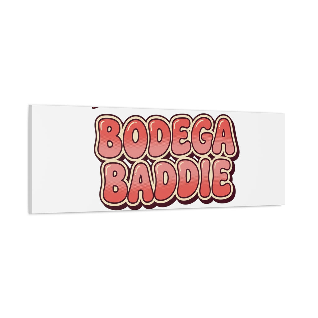 Bodega Baddie Matte Canvas, Stretched | NYC Y2K Corner Store Vibes