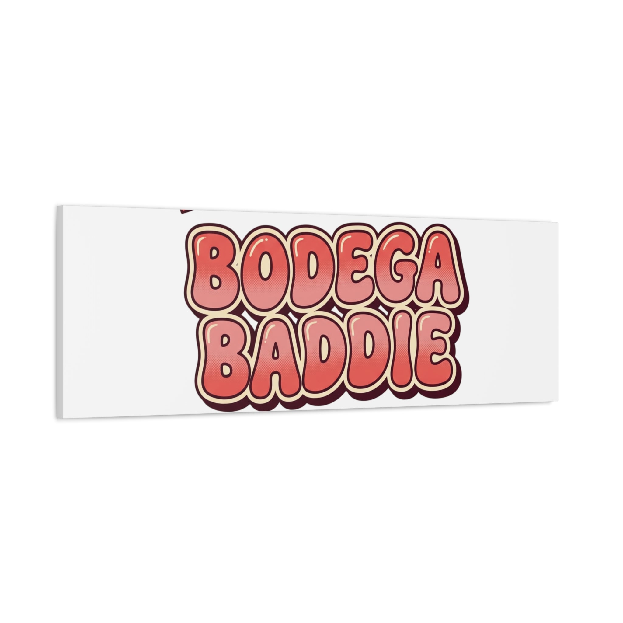 Bodega Baddie Matte Canvas, Stretched | NYC Y2K Corner Store Vibes