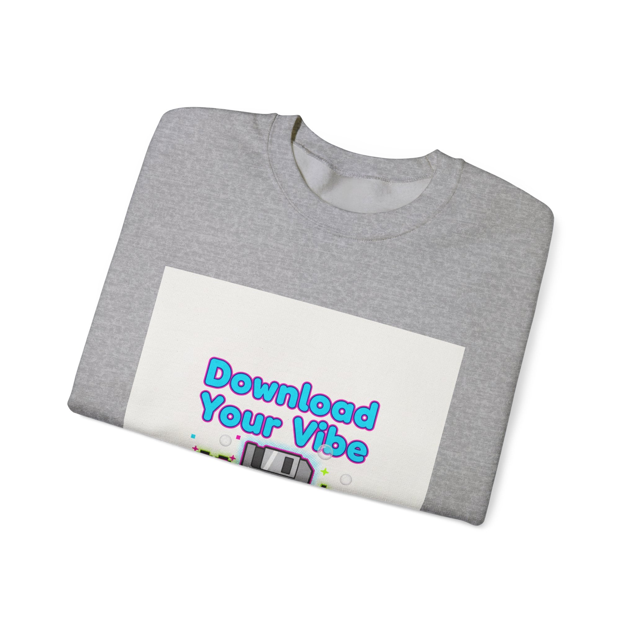 Download Your Vibe Sweatshirt | Y2K retro tech, pixel floppy art