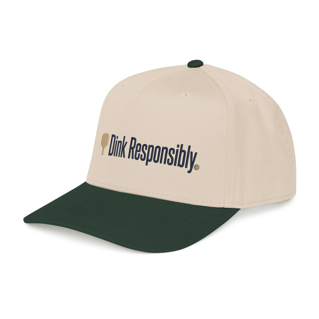 Dink Responsibly™ Pickleball Hat – Minimalist Embroidered Pickleball Cap | Funny Pickleball Gift | Summer Lifestyle Hat | Golf & Court Style Apparel