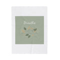 Breathe Mountain Line Blanket | nature vibes, calming forest symbols