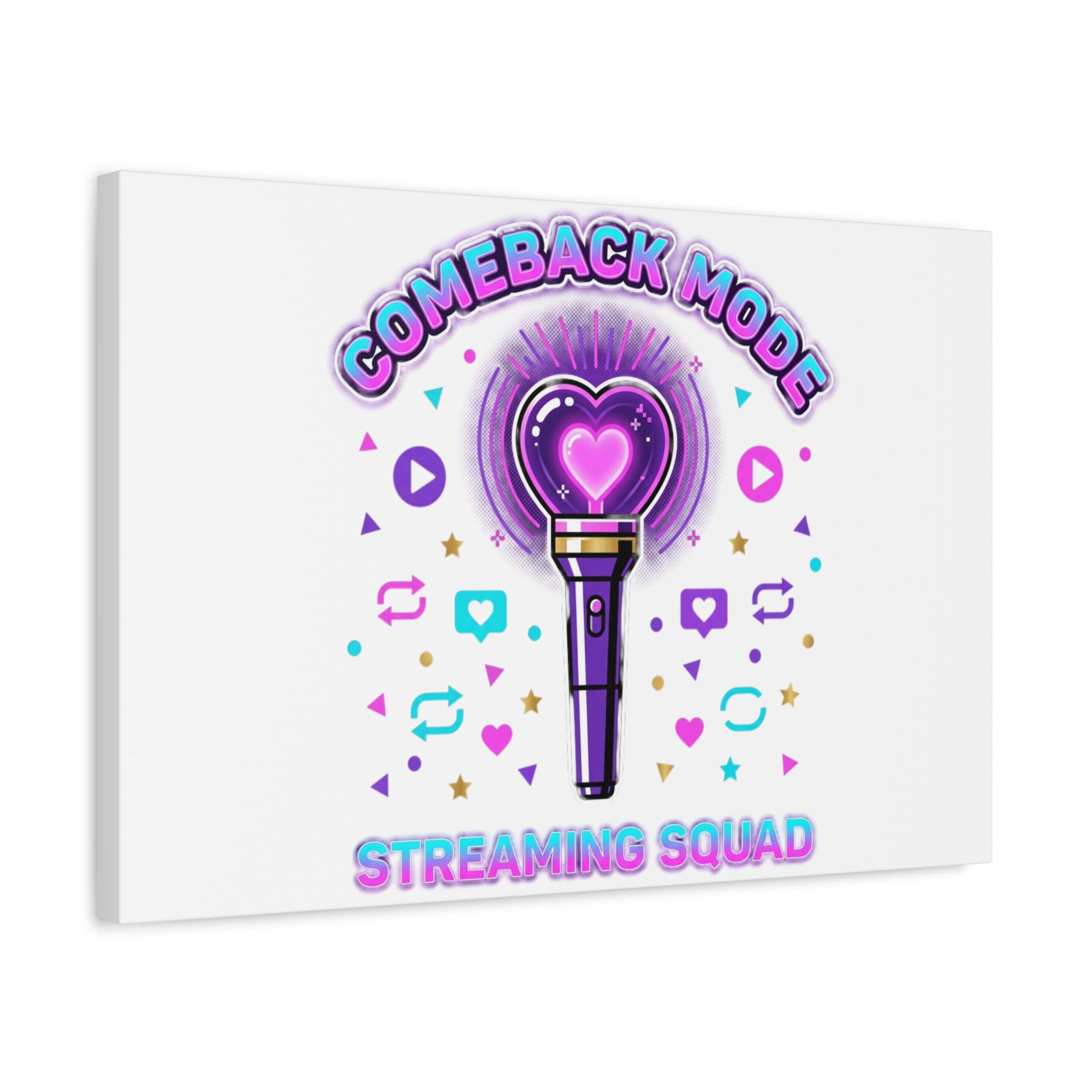 Comeback Mode Lightstick Canvas | K-pop Comeback, Streaming Squad