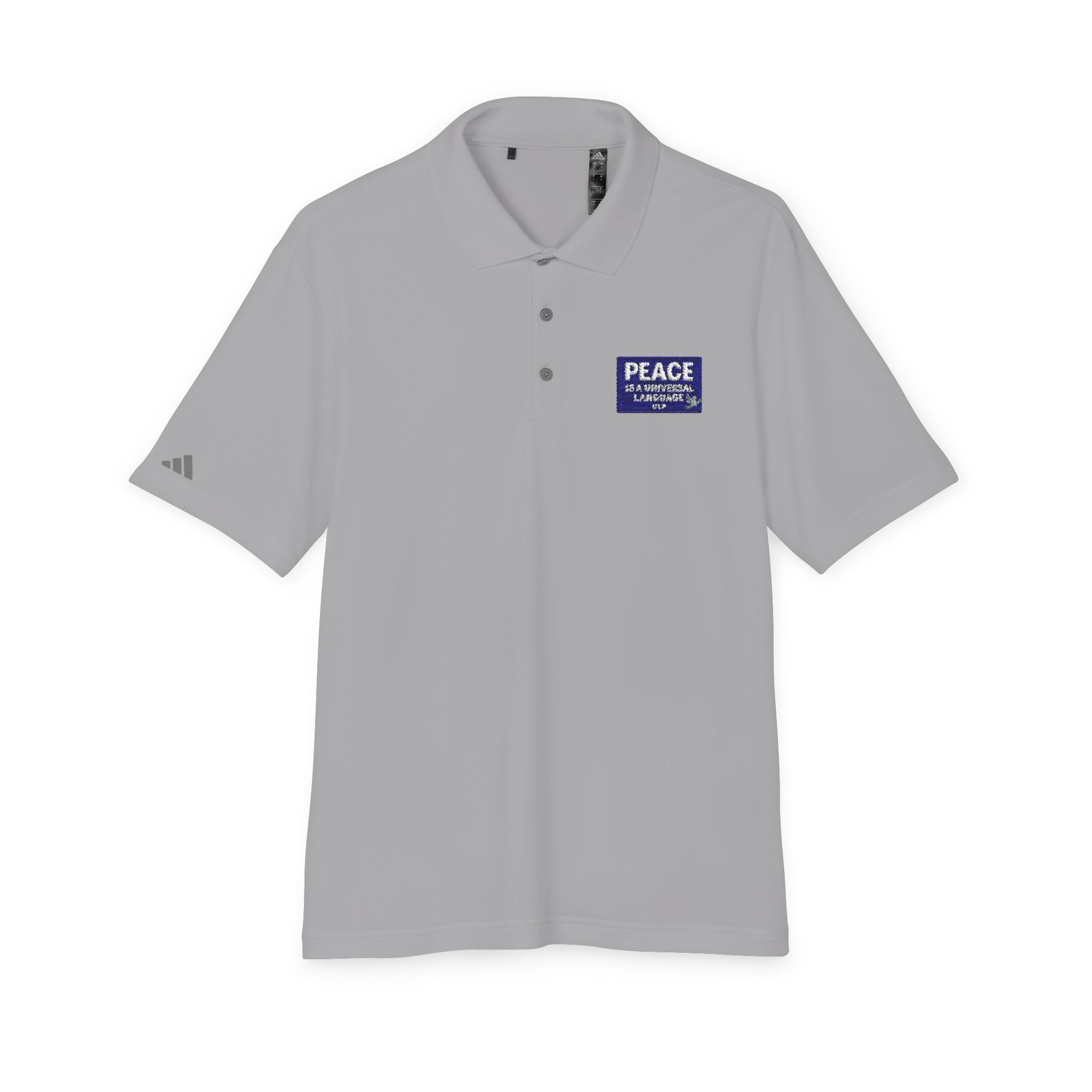 Peace Is a Universal Language Golf Polo — adidas Performance Polo