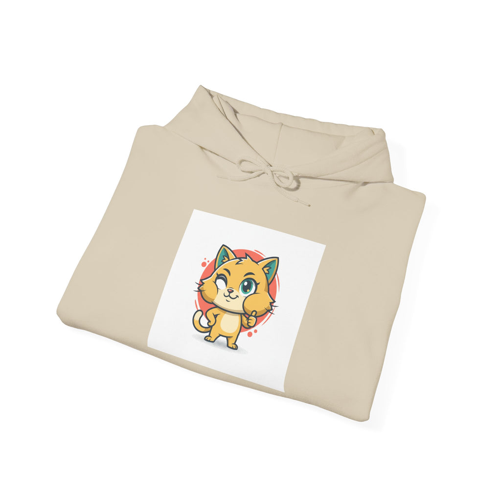 Cheeky Rodent Kitty Charm Hoodie | Rodent-Core, quirky animal design