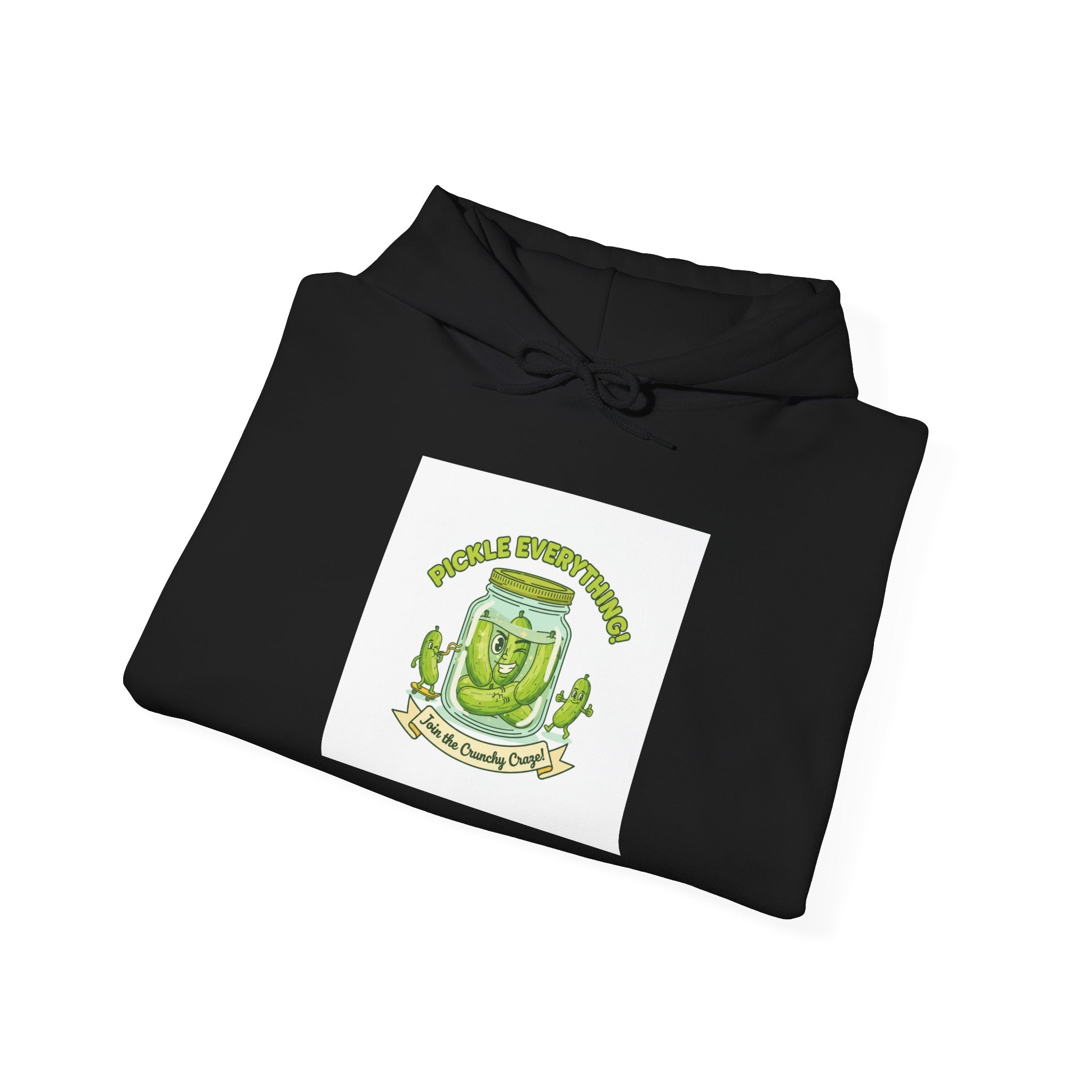 Pickle Enthusiast Crest Hoodie | brine design, pickle lover apparel