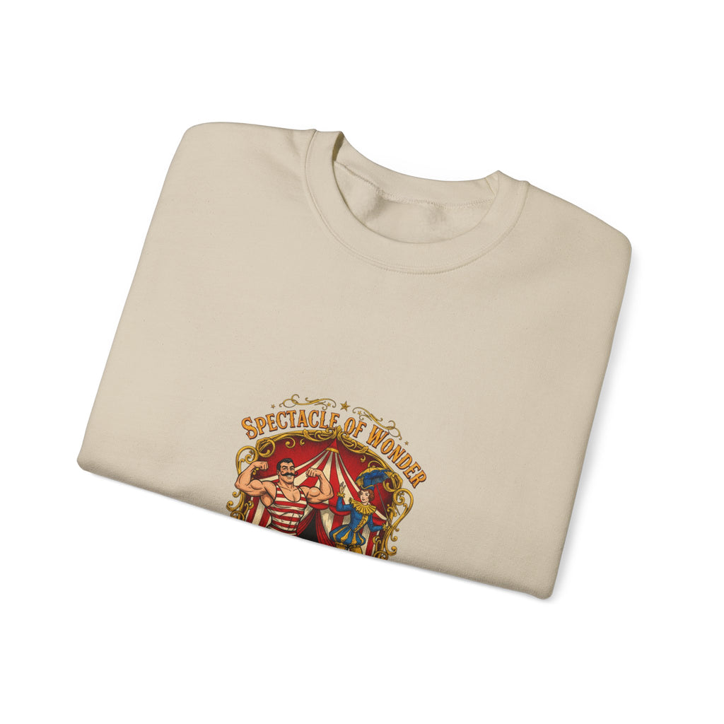 Vintage Circus Spectacle sweatshirt | camp circus aesthetic, carnival art print