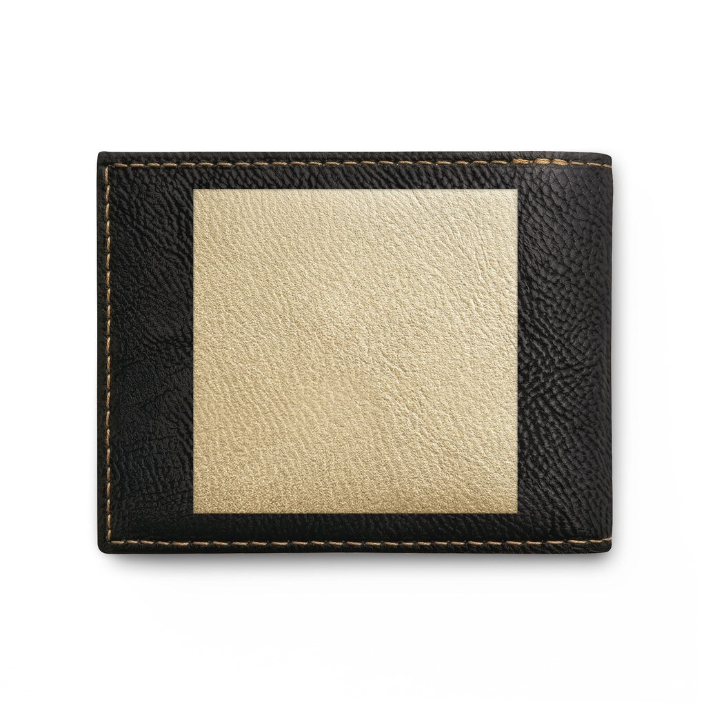 Bi-Fold Wallet — Slim Leather ID Wallet with Flip Window