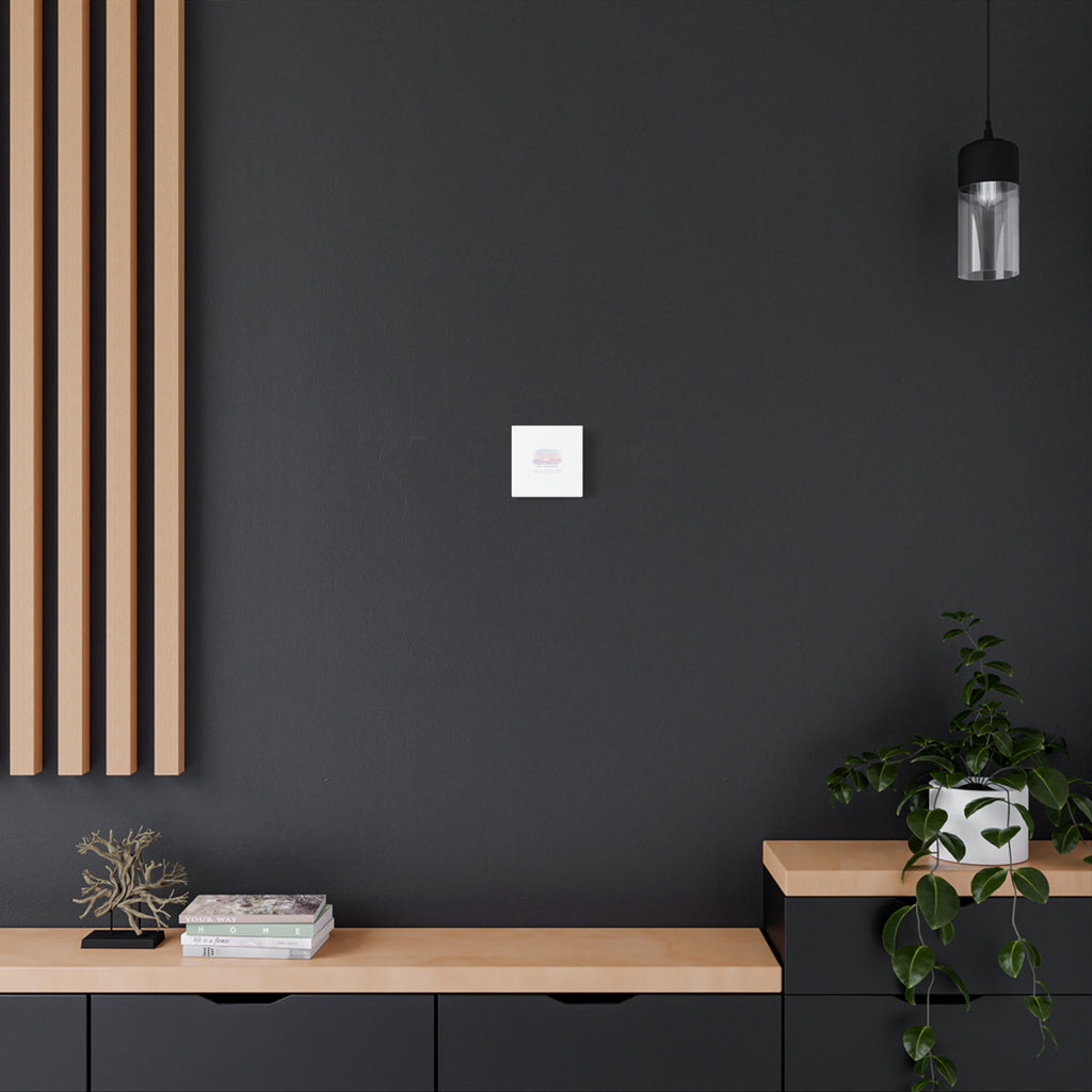 Choose Your Intentions Canvas, soft wellness poster, pastel gradient mindfulness art