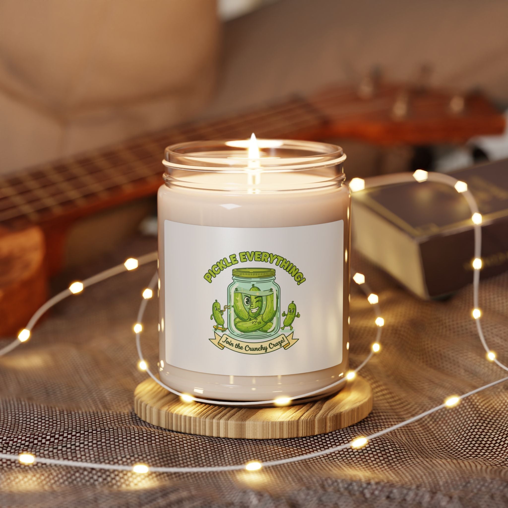 Pickle Everything Brine Design Candle, Soy 9oz | Pickle Lover