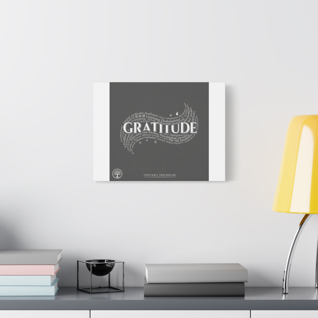 Gratitude Wall Art Matte Canvas | Tiny Treats, sweet uplifting print