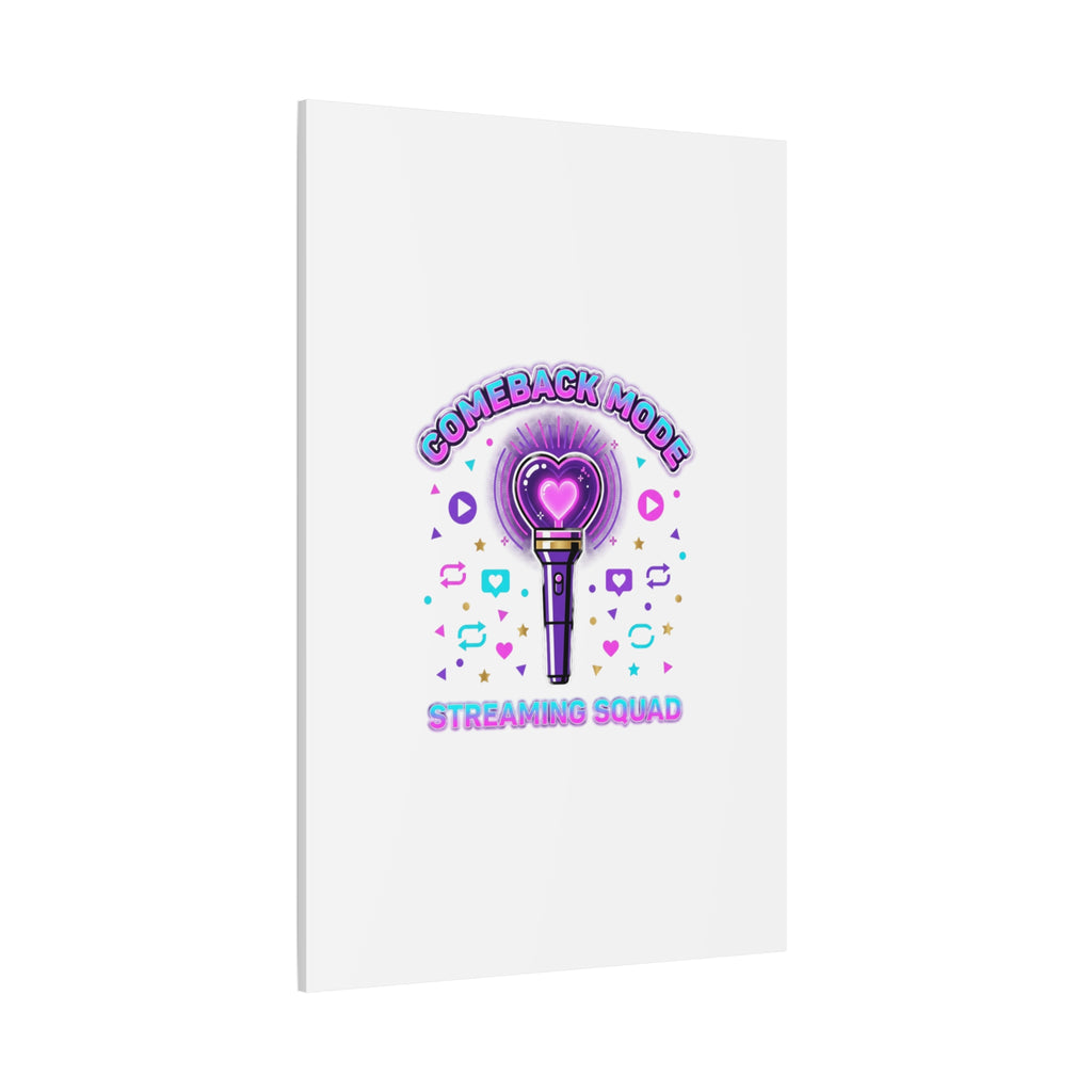 Comeback Mode Lightstick Canvas | K-pop Comeback, Streaming Squad