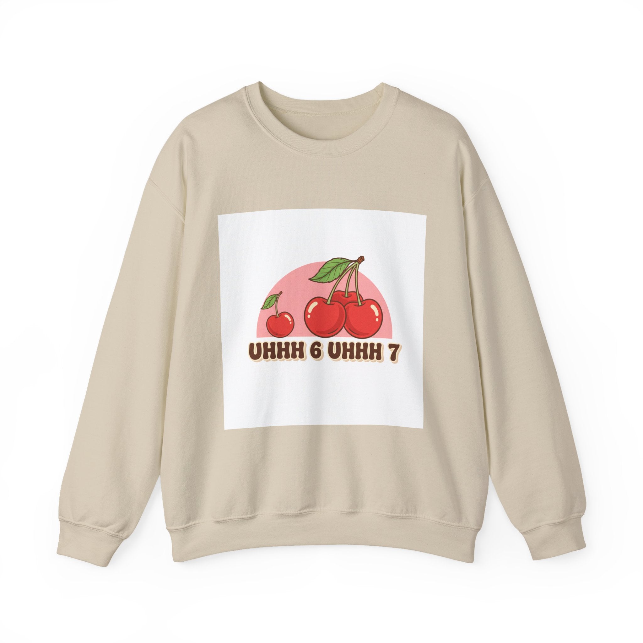 Retro Cherry Graphic Sweatshirt | kawaii fruit design