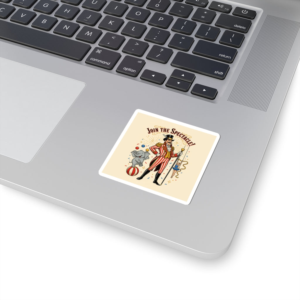 Join the Spectacle Circus Sticker | Vintage Carnival, Camp Big Top