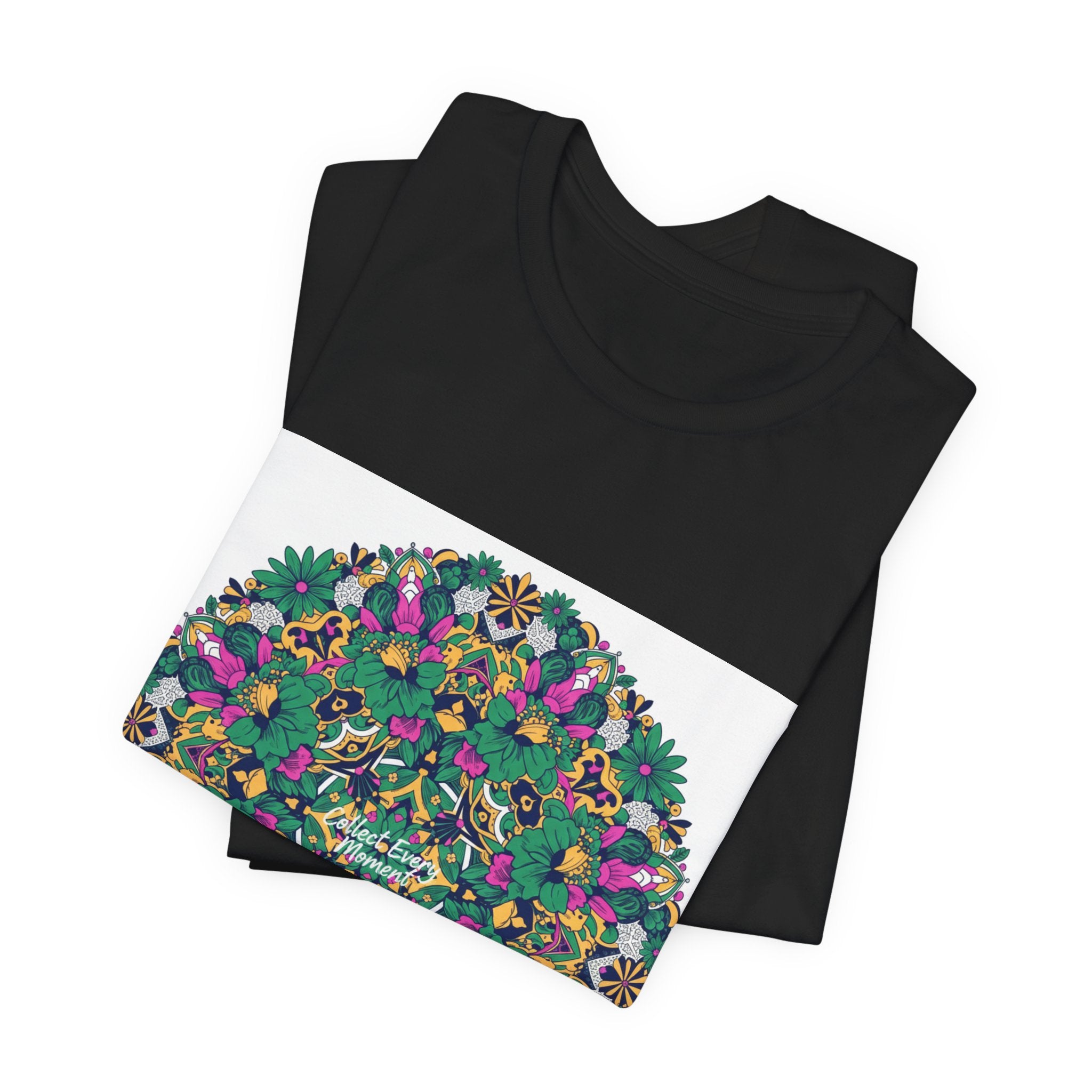 Psychedelic Botanical Mandala Tee | Festival Graphic T-Shirt